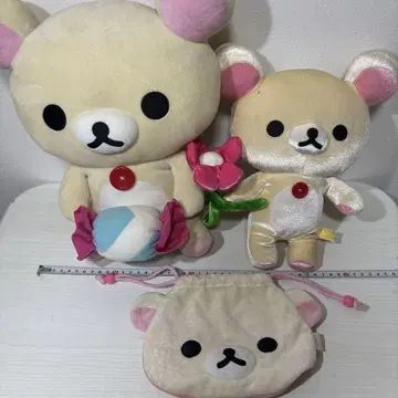 코리락쿠마 봉제 인형 복조리 주머니 덤 포함 씰 리락쿠마