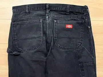 DICKIES 디키즈 블랙 데님 페인터 팬츠 W36 상당