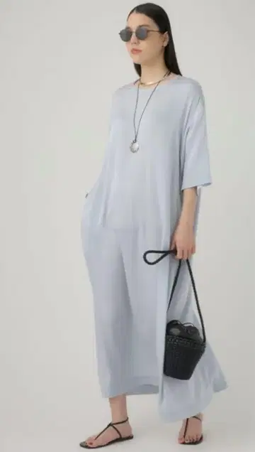 카오스 실크 로마 원피스
