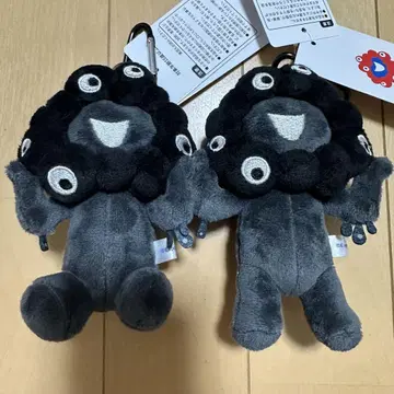 오사카 만국 박람회 2종 세트 얌얌 앉은 봉제 인형 블랙
