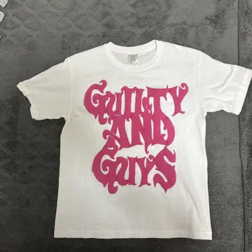 guilty guys 티셔츠 핑크 S