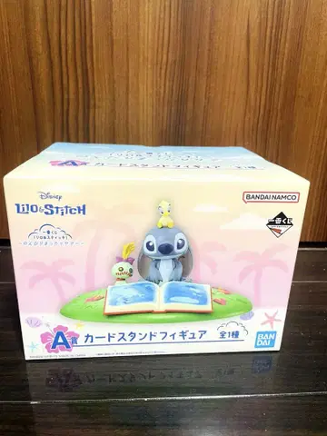 제일복권 리로 & 스티치 A상 카드 스탠드 피규어