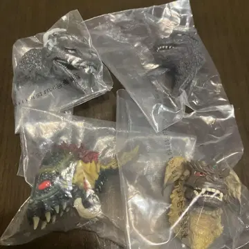 고질라 제일복권 몬스터 헤드 마그넷 4개