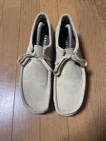 남성용 Clarks 클락스 WALLABEE 왈라비 베이지 사이즈
