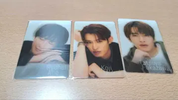 SnowMan 엿보기 카드 아베 무카이 후카사와 3점