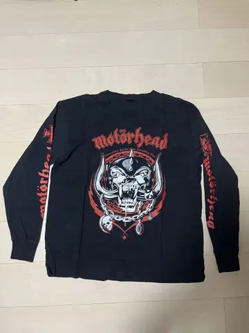 motorhead 모터헤드 긴팔 티셔츠 구제 의류 밴딩
