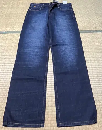 rocawear 와이드 레그 데님 다크 네이비 자수 포켓