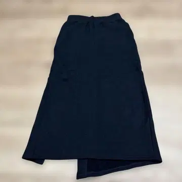 RITA JEAN TOKYO 블랙 슬릿 롱 스커트 속기모