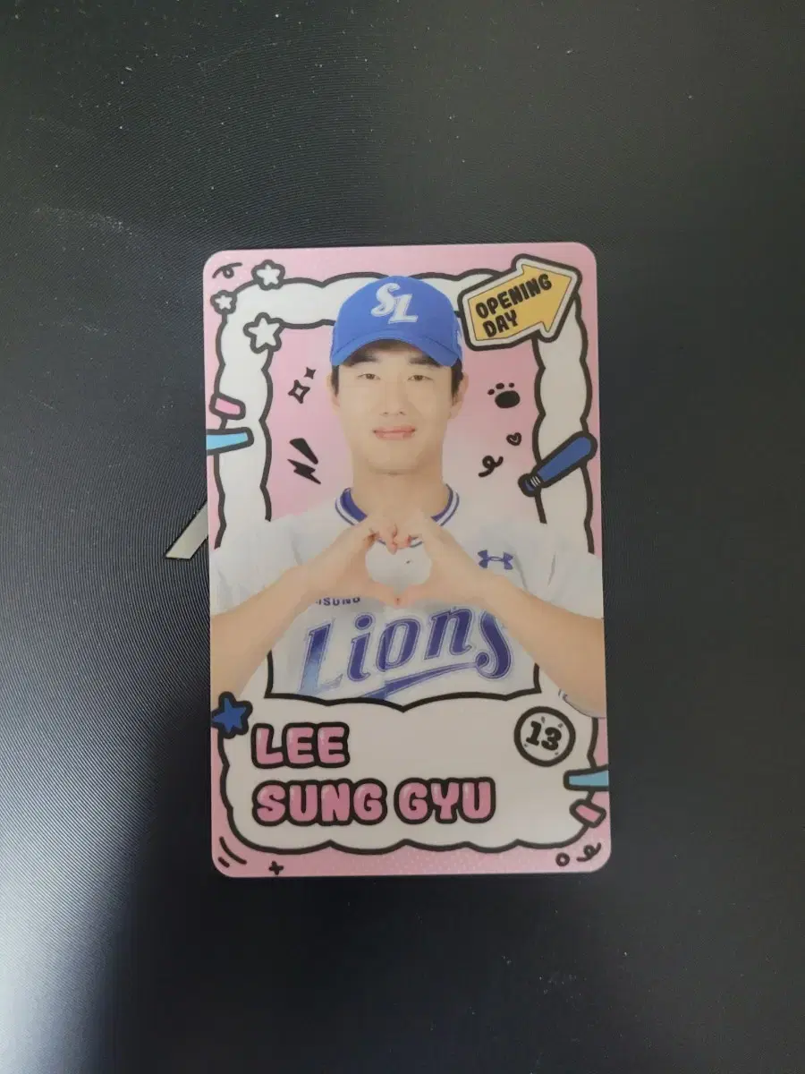 Samsung Lions Opening Day Lee Sungkyu Card