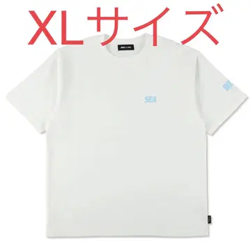 WIND AND SEA CT 크루넥 단추 없는 티셔츠 화이트 X