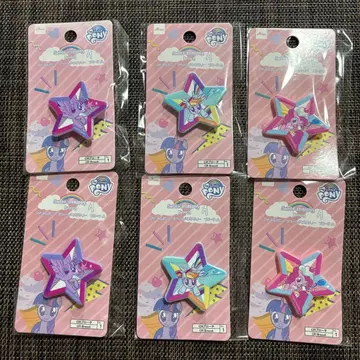 다이소 마이 리틀 포니 스위트 액세서리 브로치 6종 세트 11