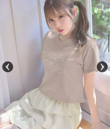 미셸 마카롱 반짝이 티셔츠