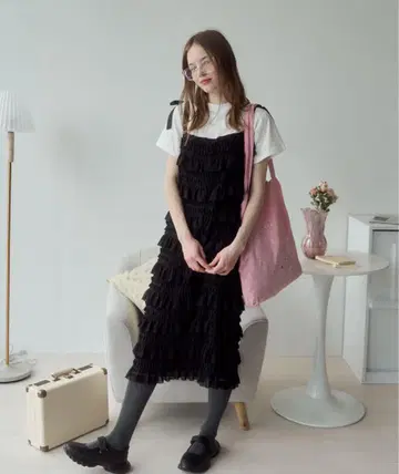 프릴 디자인 원피스