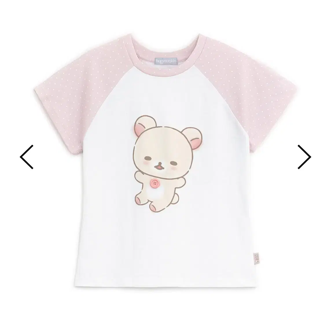 Tシャツ・カットソー HUG YOUR SKIN Korilakkuma dot raglan tee 5BJH1480 HugyourSkin Rilakkuma Dot Raglan Tee on Bunjang Global Site.