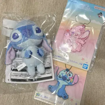 스티치 제일복권 D상 H상 세트 봉제 인형 러버 참 2개