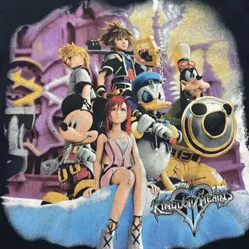 레어 00s KINGDOM HEARTS 킹덤하츠 티셔츠 M 사이즈