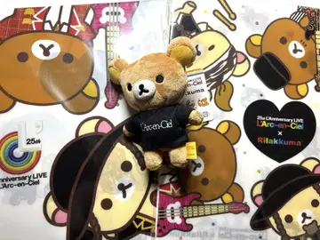 L'Arc-en-Ciel 리락쿠마 봉제 인형 클리어 파일 4권 세트