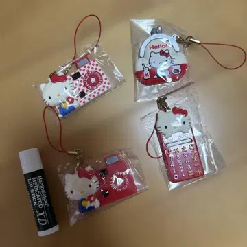 헬로키티 가챠 경품 레트로 스트랩 세트 산리오