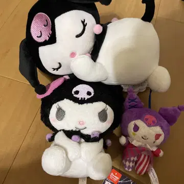 키티와 스컬 봉제 인형 세트