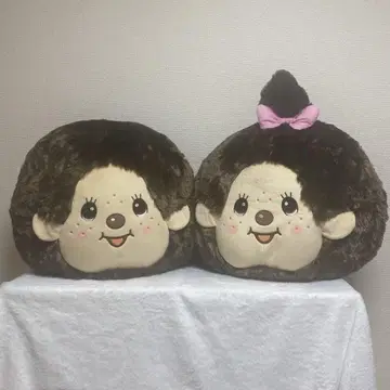 몬치치 페이스 BIG 봉제 인형 2개 세트