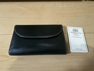 백악관 콕스 3단 폴더형 지갑 다크 그린 브라이들 가죽