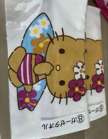 키티 제일복권 거즈 타월 2장