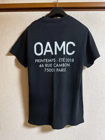 OAMC 티셔츠 블랙 질 샌더 oamc