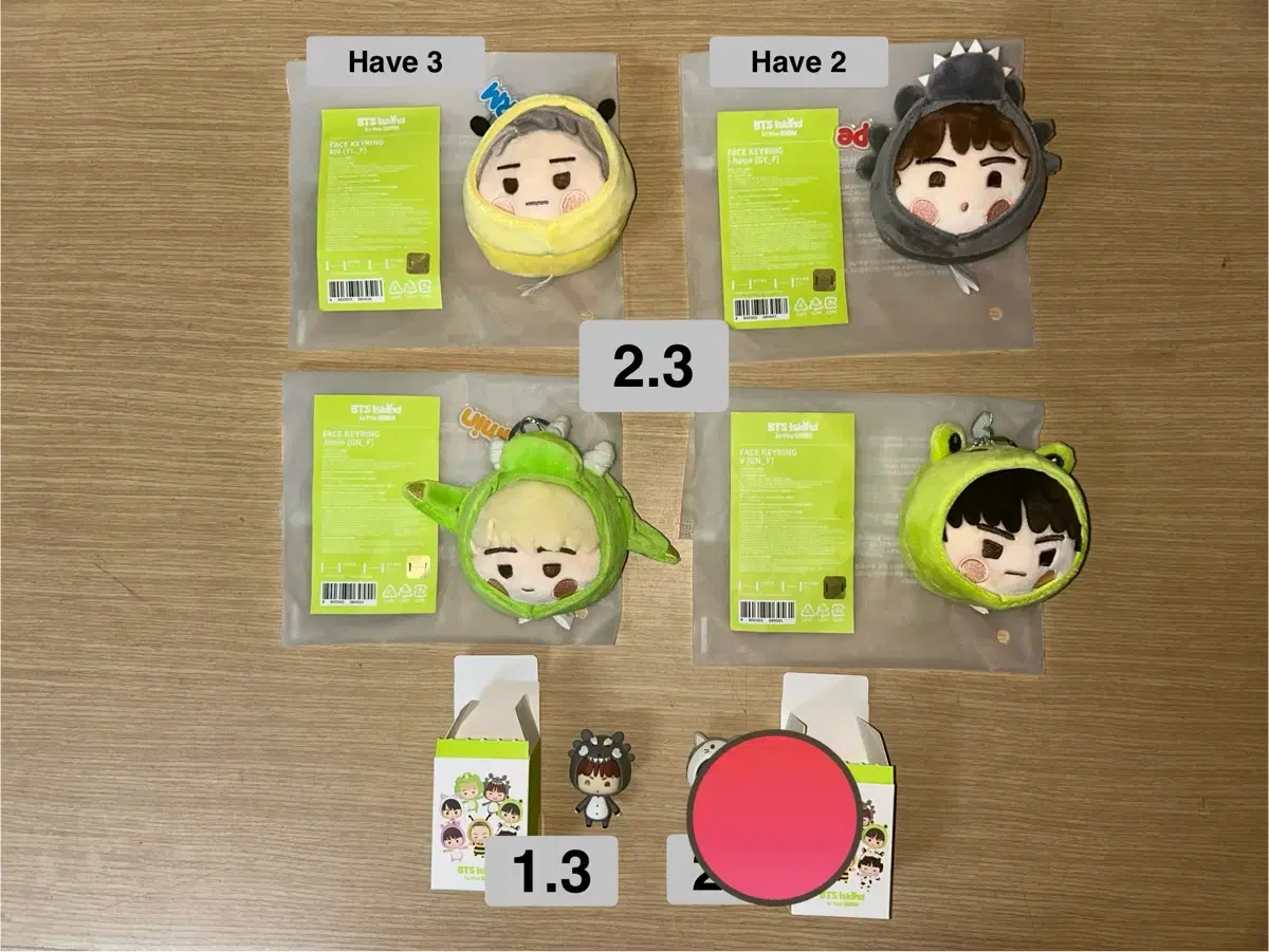 Bangtan Festa 2025 In the Seom Face Key Ring LD Figure Magnet Doll