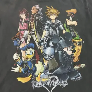 00s KINGDOM HEARTS 킹덤하츠 티셔츠 S 사이즈