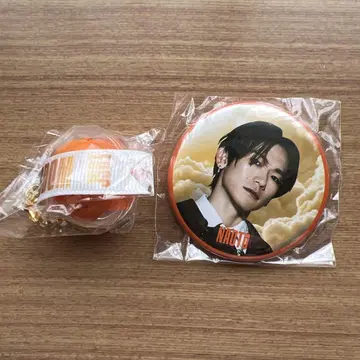 3대째 J.S.B NAOTO 캔뱃지 & 장미 키링