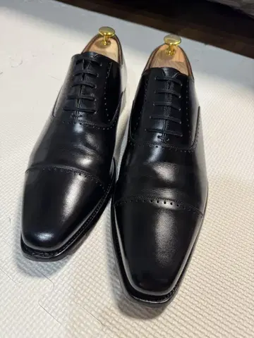 SCOTCH GRAIN 스카치 그레인 가죽 신발 블랙 27cm