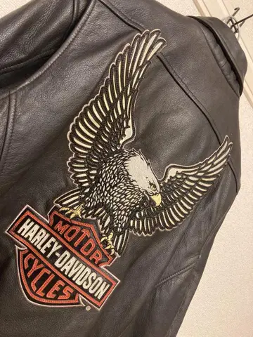 레어 사이즈 HARLEY-DAVIDSON 이글 가죽 자켓 XL