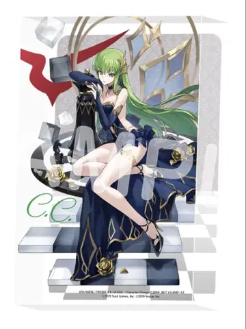 코드 기어스 자쿠타마 콜라보 아크릴 블록 (C.C.)