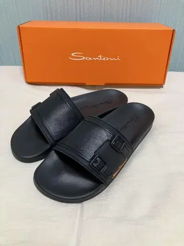 SANTONI 산토니 블랙 샌들 새상품