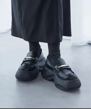 HARE 하레 로퍼 통굽 블랙 검정 M