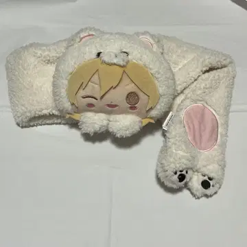 히카제 카오루 화이트 곰 머플러