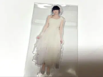 타무라 유카리 유카린 미니 아크릴 스탠드 복권 아크릴 스탠드 흰 옷