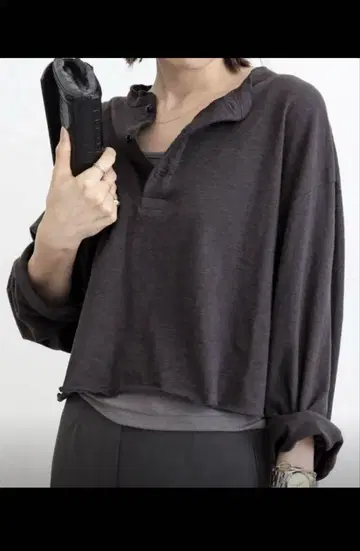 GOOD GRIEF! HENLEY SHORT TOP