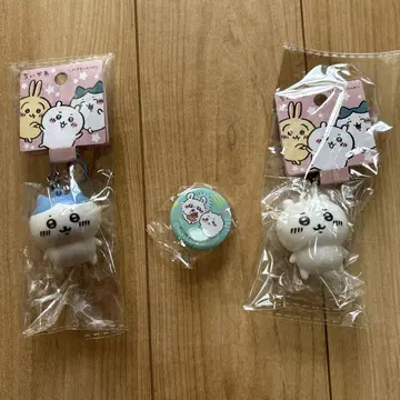 치이카와 (먼작귀) 키링 2개 세트 캔 배치 포함 새상품
