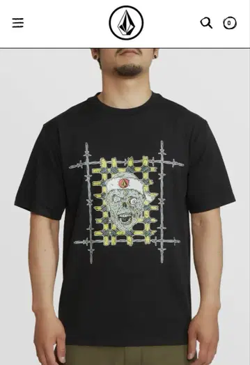 VOLCOM NPAC RICHARD FRENCH SAYER SS 티셔츠