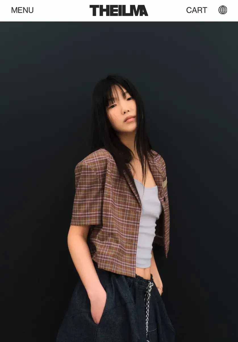 The Ilma Signature Crop Jacket Black