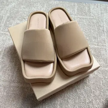 searoomlynn 슬라이더 샌들 베이지 M