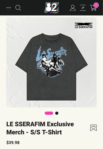 LE SSERAFIM 독점 Merchandise - 봄/여름 티셔츠