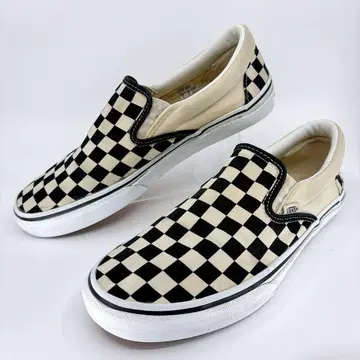 Vans 체커 패턴 슬립온 27cm