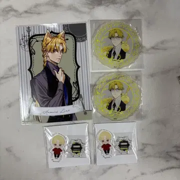 D.Gray-man 카페 링크 브로마이드, 코스터, 아크릴 세트