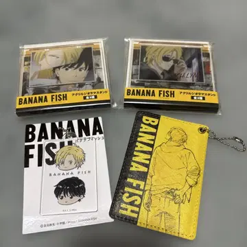 BANANA FISH 아크릴 스탠드 아쉬 이지 패스 케이스 아크링 키링