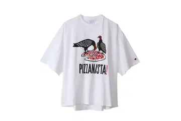 챔피온 PIZZANISTA! 티셔츠 XL 화이트