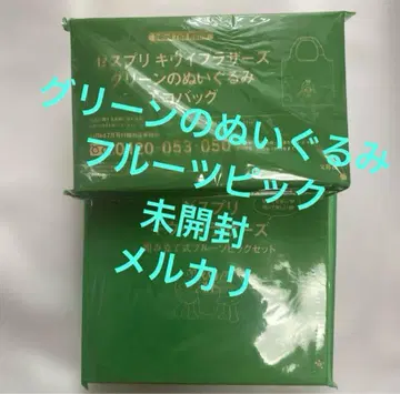 제스프리 키위 브라더스 후르츠 피크 그린 봉제 인형 에코백