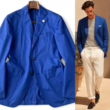 LARDINI 라르디니 테일러드 자켓 블루 파랑 48 L~XL