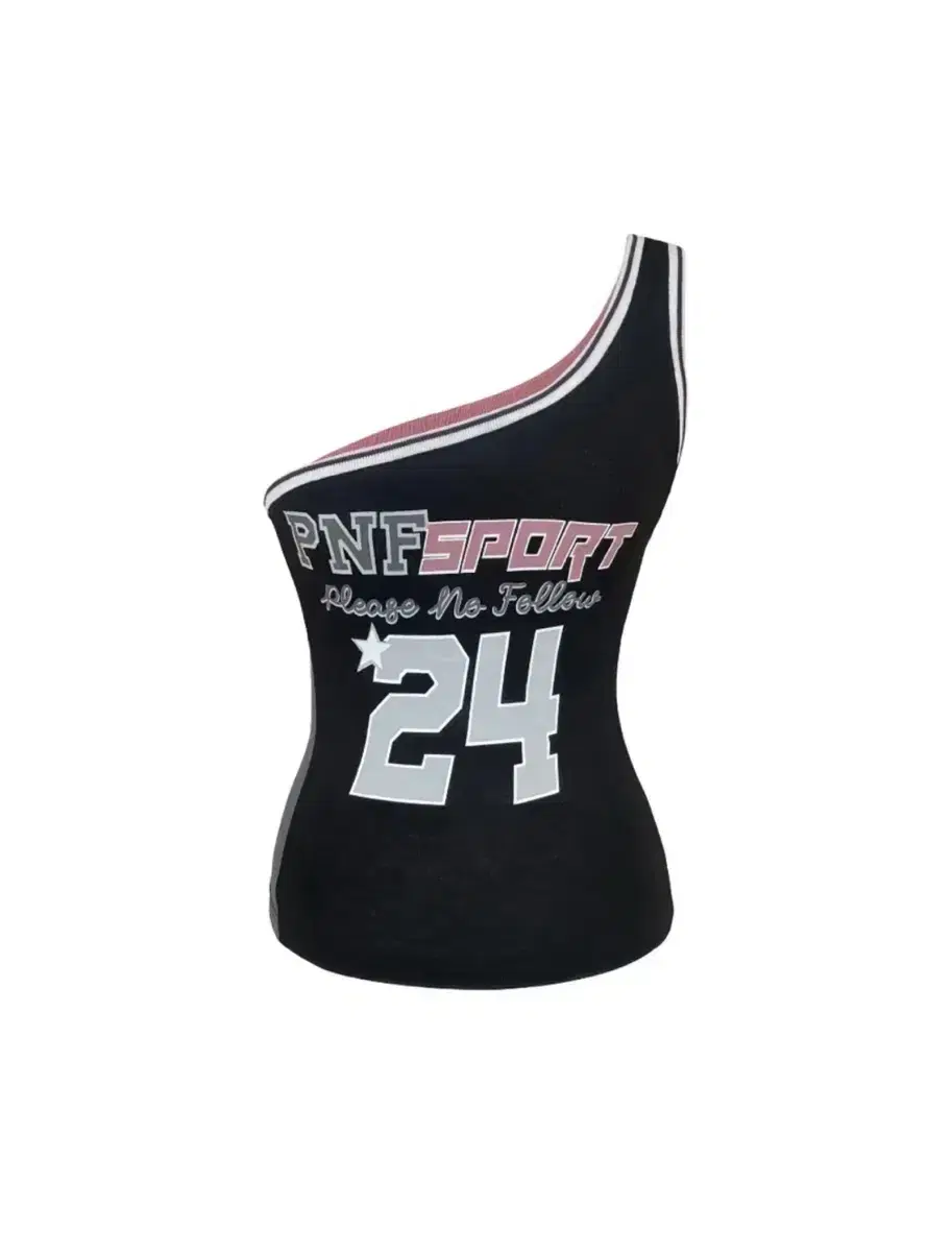 Please No Follow Pony Sporty One-Shoulder Top